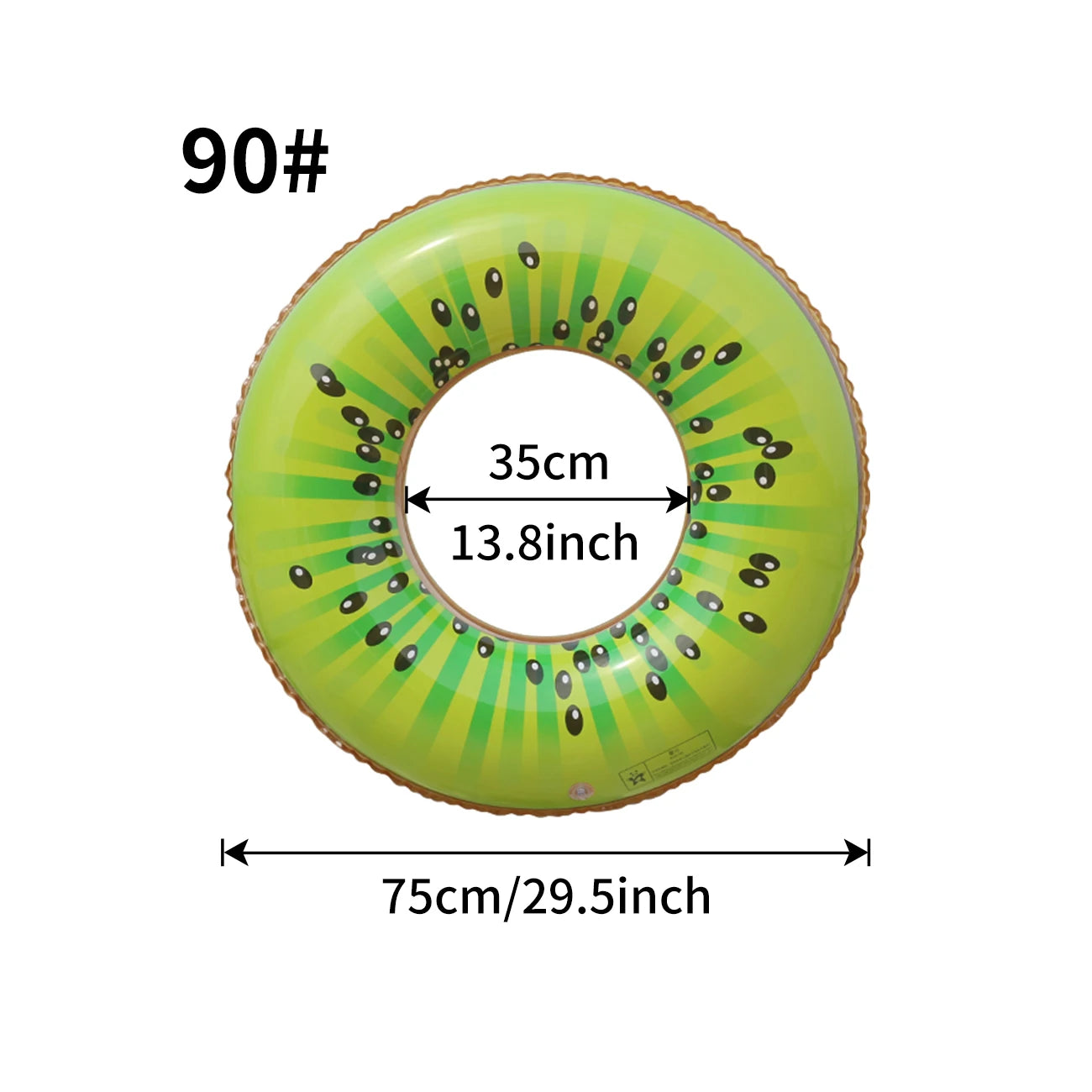1PC Watermelon Inflatable Swim Ring