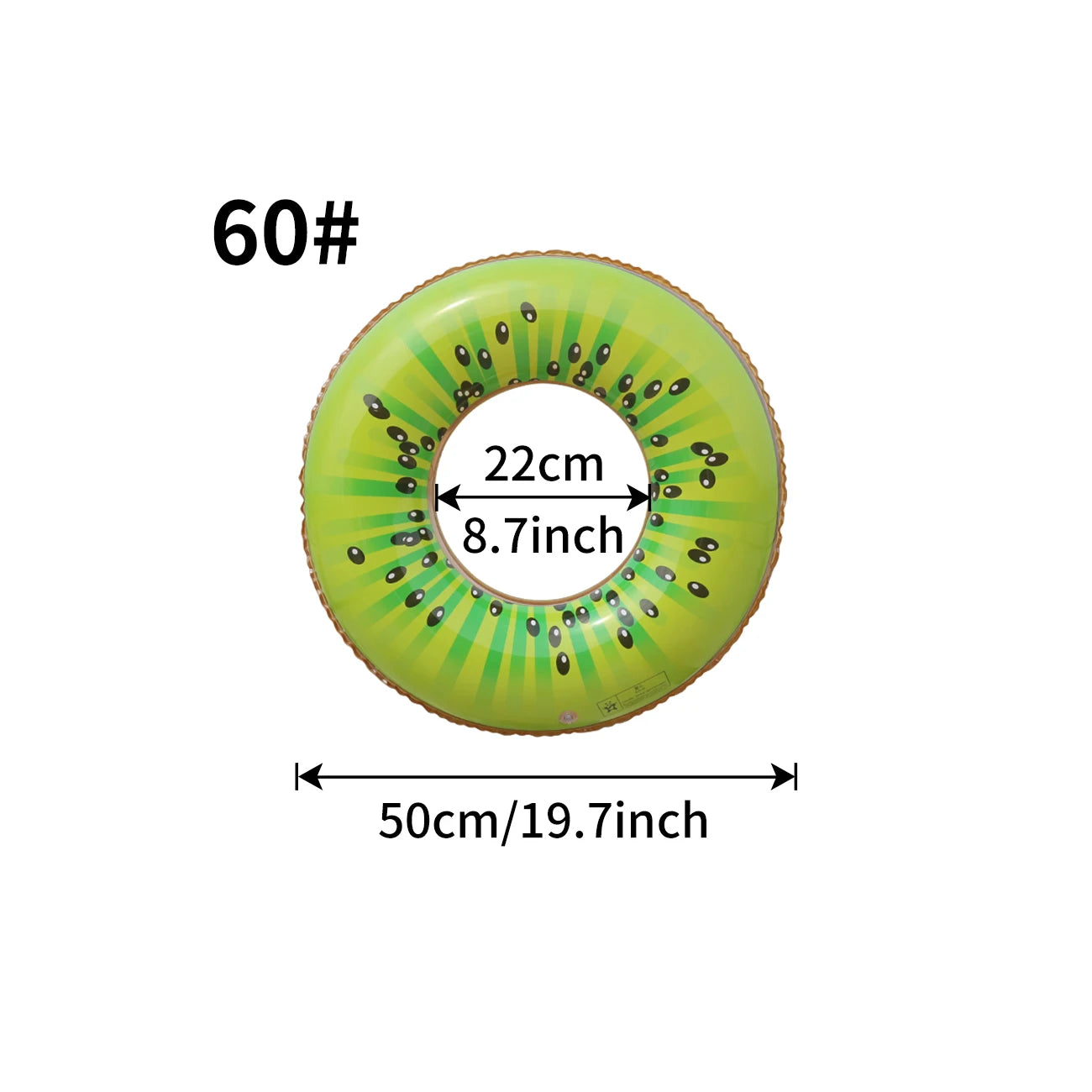 1PC Watermelon Inflatable Swim Ring