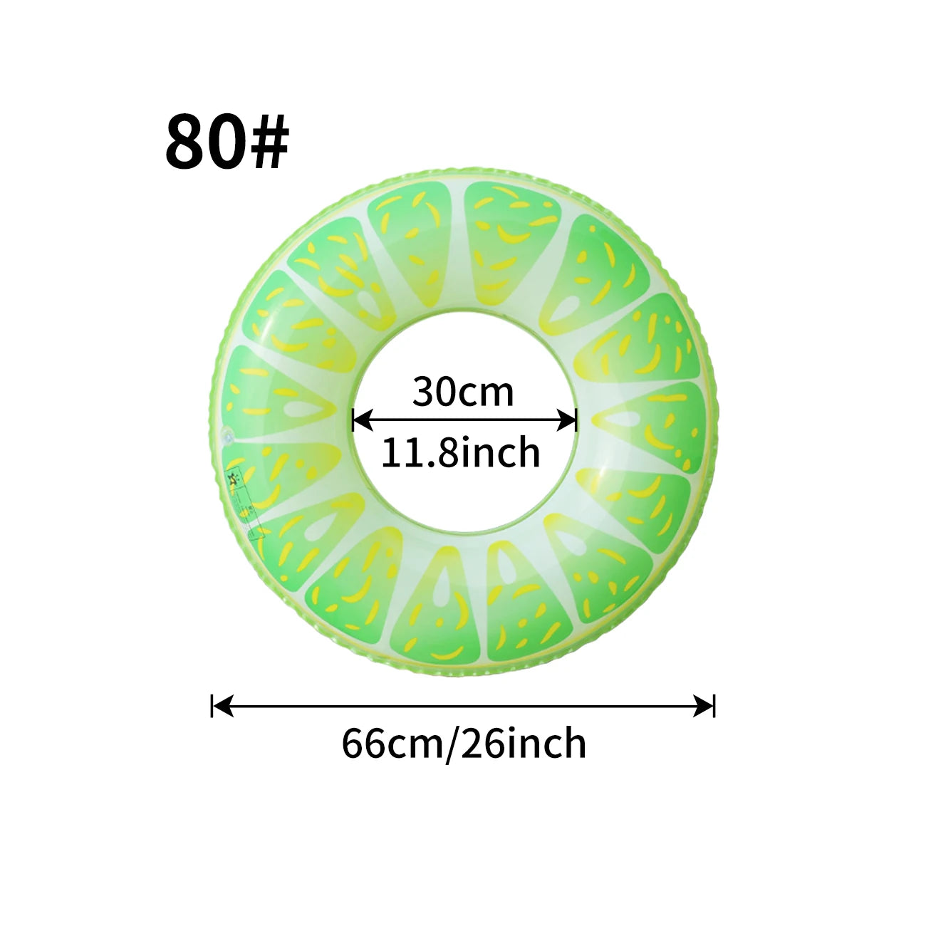 1PC Watermelon Inflatable Swim Ring