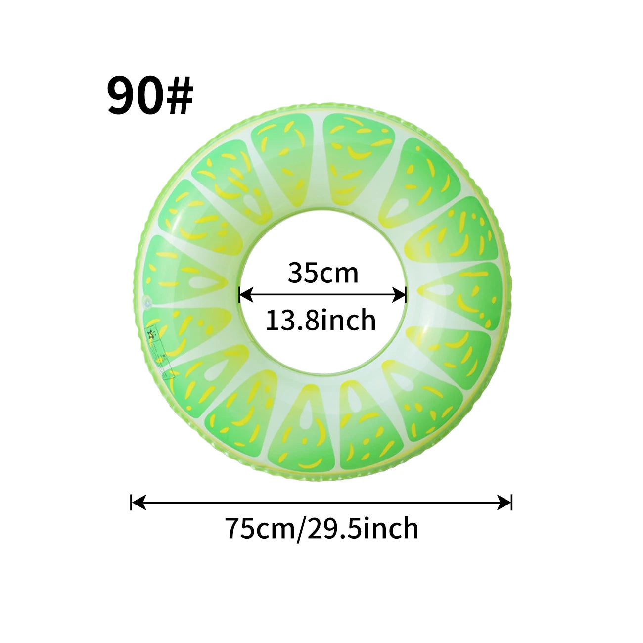 1PC Watermelon Inflatable Swim Ring