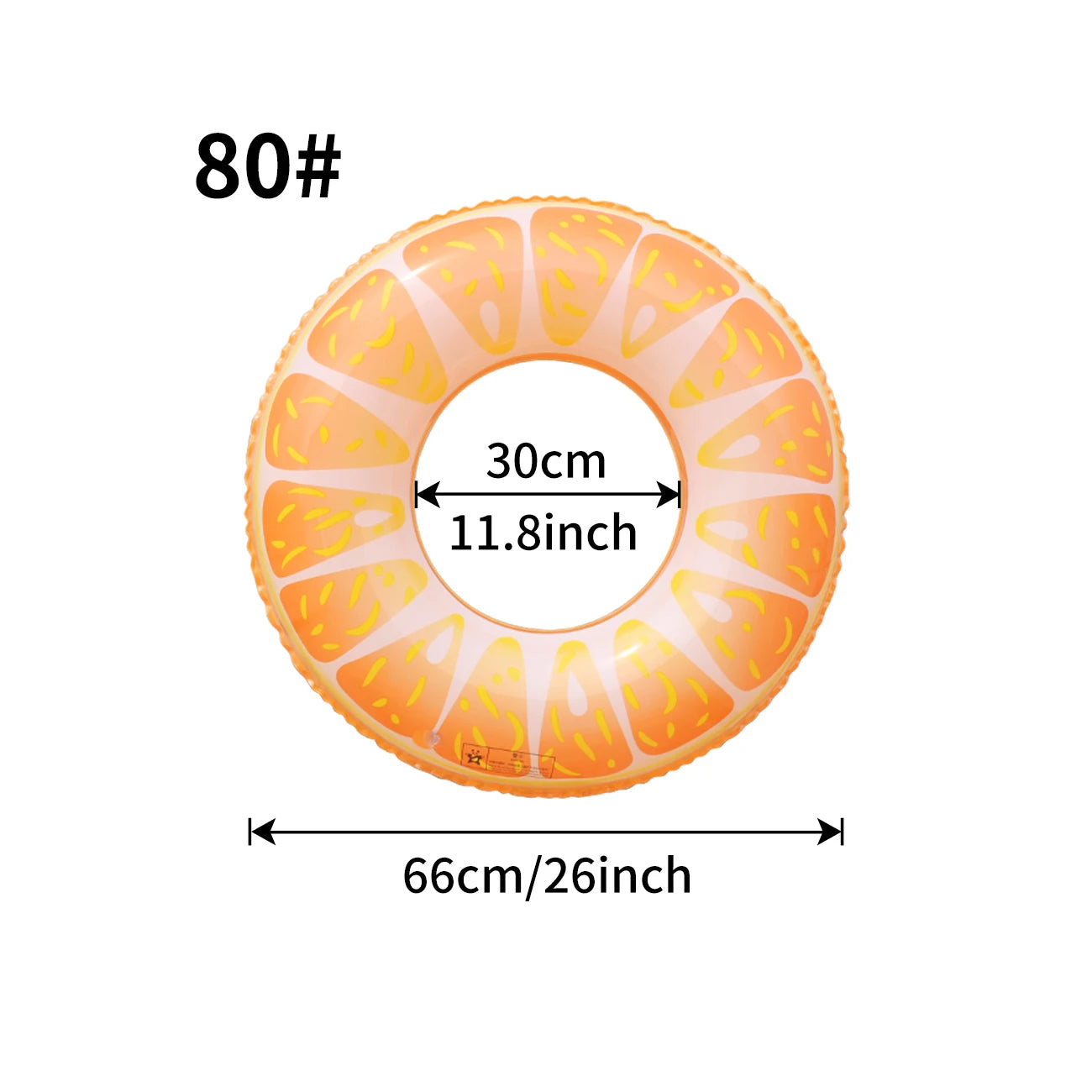 1PC Watermelon Inflatable Swim Ring