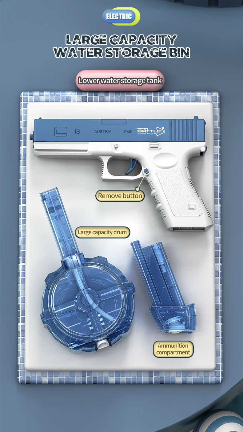 Electric Water Gun Rechargeable Automatic