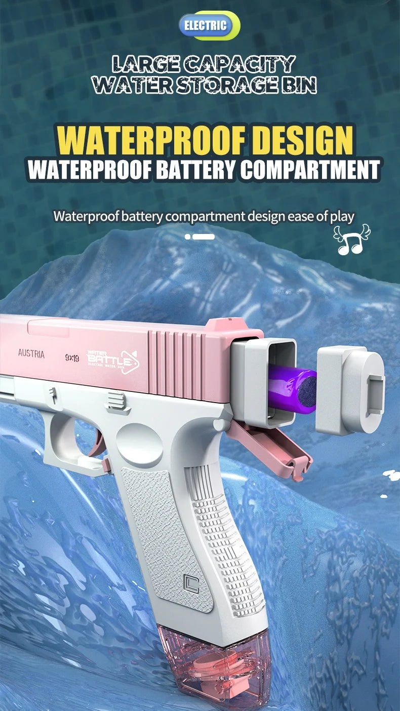 Electric Water Gun Rechargeable Automatic
