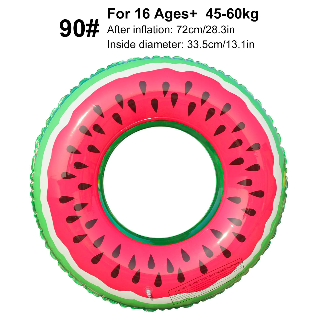 1PC Watermelon Inflatable Swim Ring