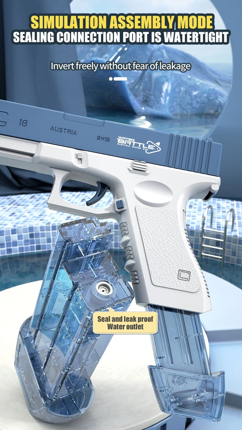 Electric Water Gun Rechargeable Automatic