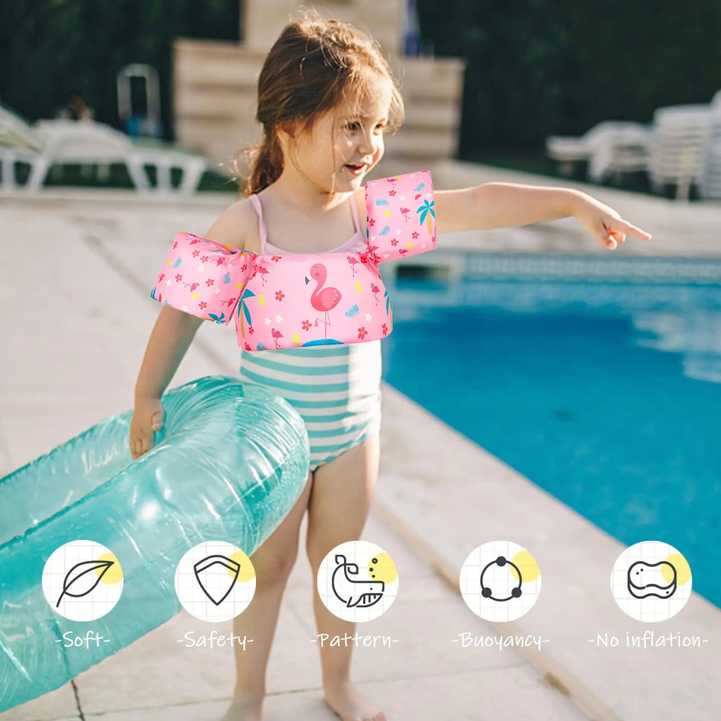 Kid Safe Swim Foam Float Arm Sleeve
