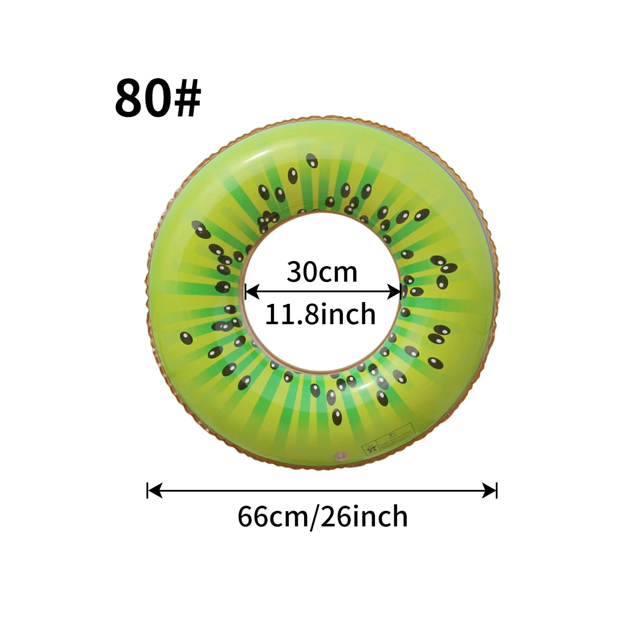 1PC Watermelon Inflatable Swim Ring