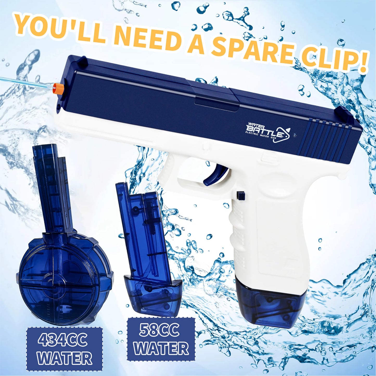 Electric Water Gun Rechargeable Automatic