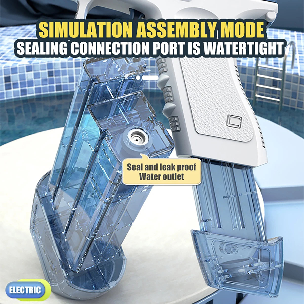 Electric Water Gun Rechargeable Automatic